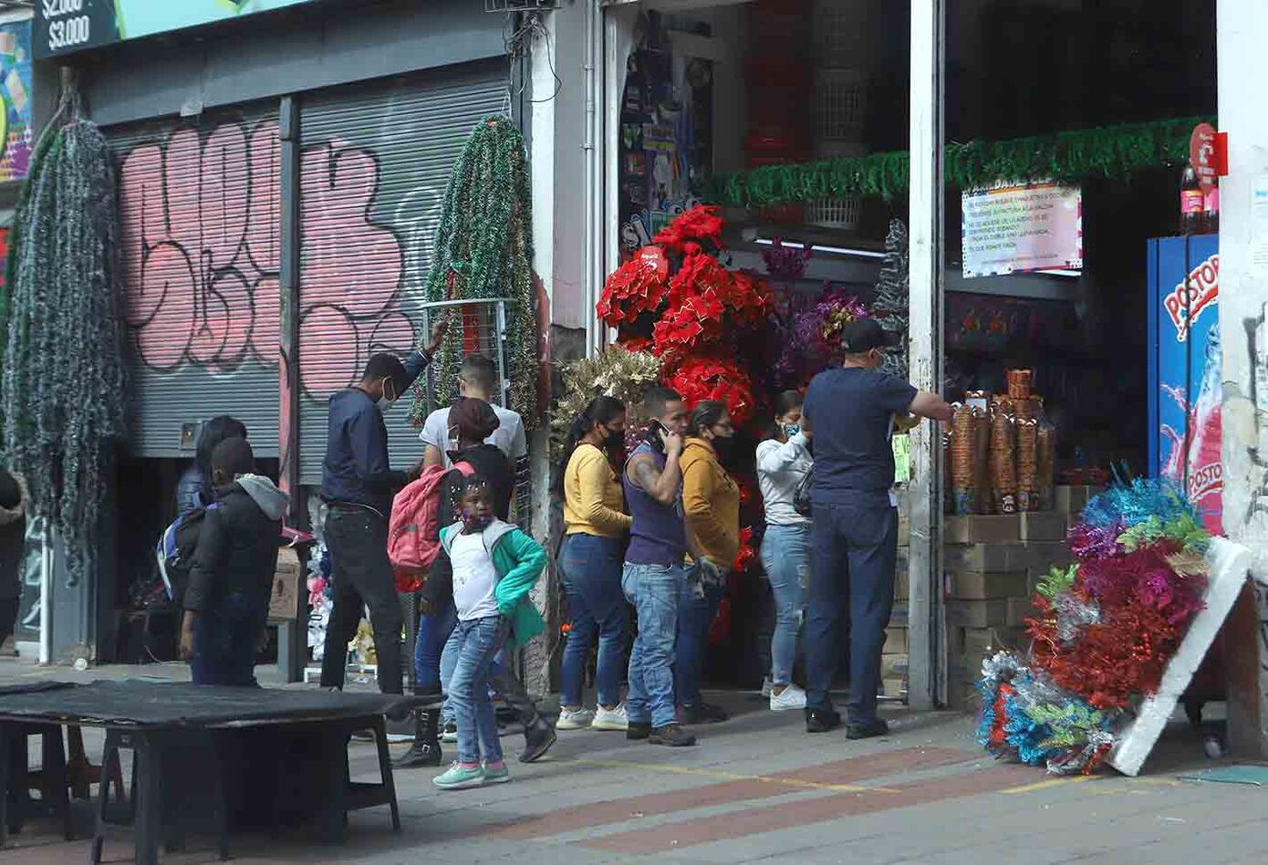 Aglomeraciones en San Victorino