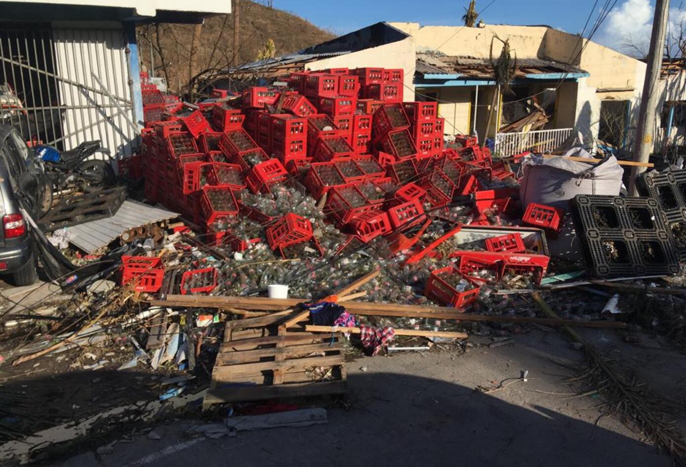 Comerciantes de Providencia y Santa Catalina en la ruina