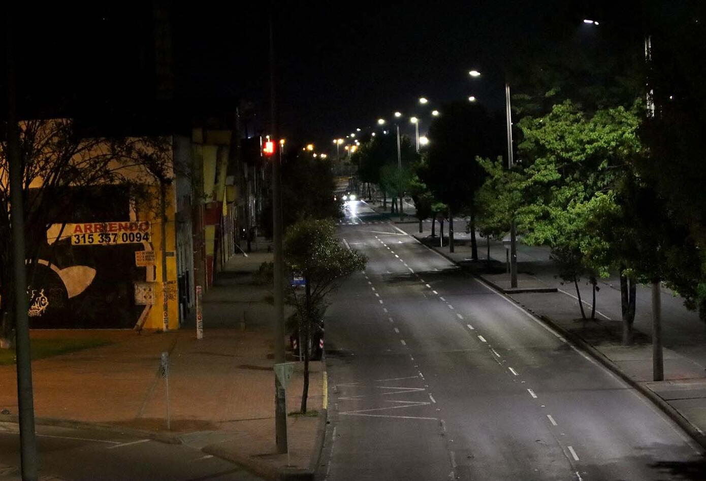 Así amaneció Bogotá en medio del nuevo toque de queda