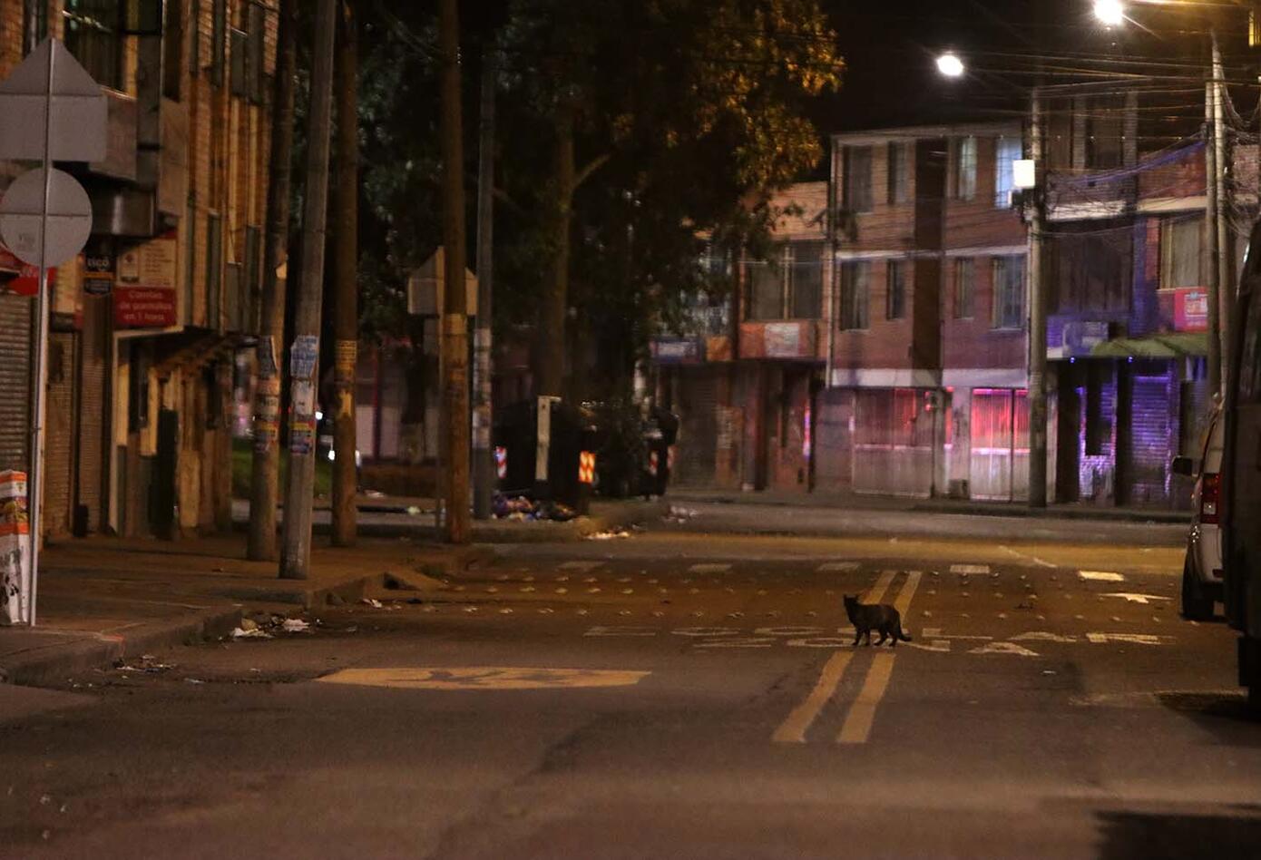 Así amaneció Bogotá en medio del nuevo toque de queda
