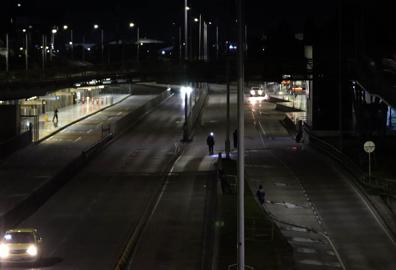 Así amaneció Bogotá en medio del nuevo toque de queda