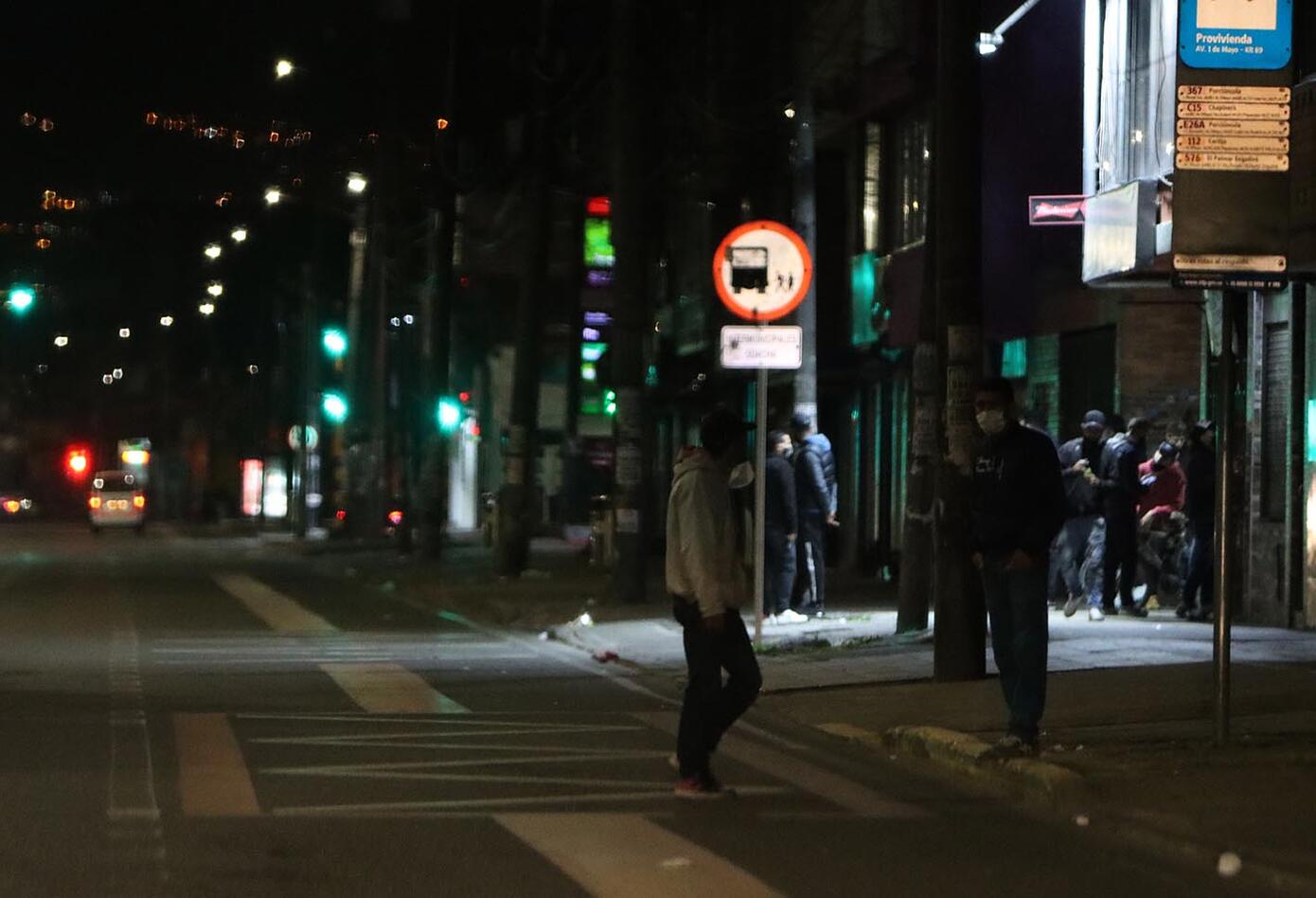 Así amaneció Bogotá en medio del nuevo toque de queda