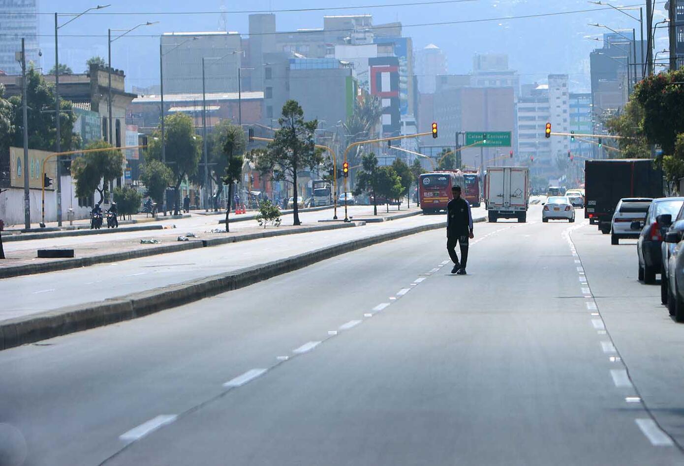 Nueva cuarentena estricta en Bogotá: así se ve la ciudad