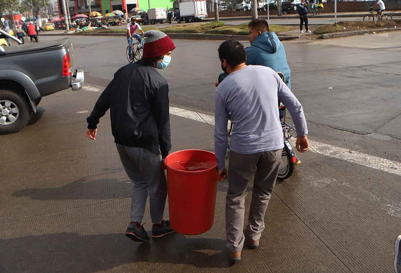 Cortes de agua en Bogotá - obras de acueducto por Metro de Bogotá