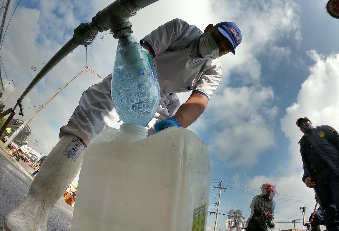 Cortes de agua en Bogotá - obras de acueducto por Metro de Bogotá