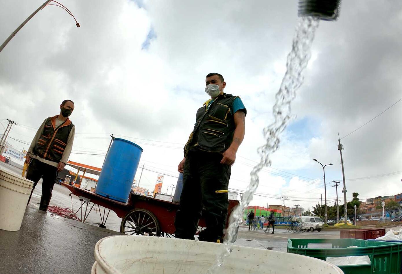 Cortes de agua en Bogotá - obras de acueducto por Metro de Bogotá