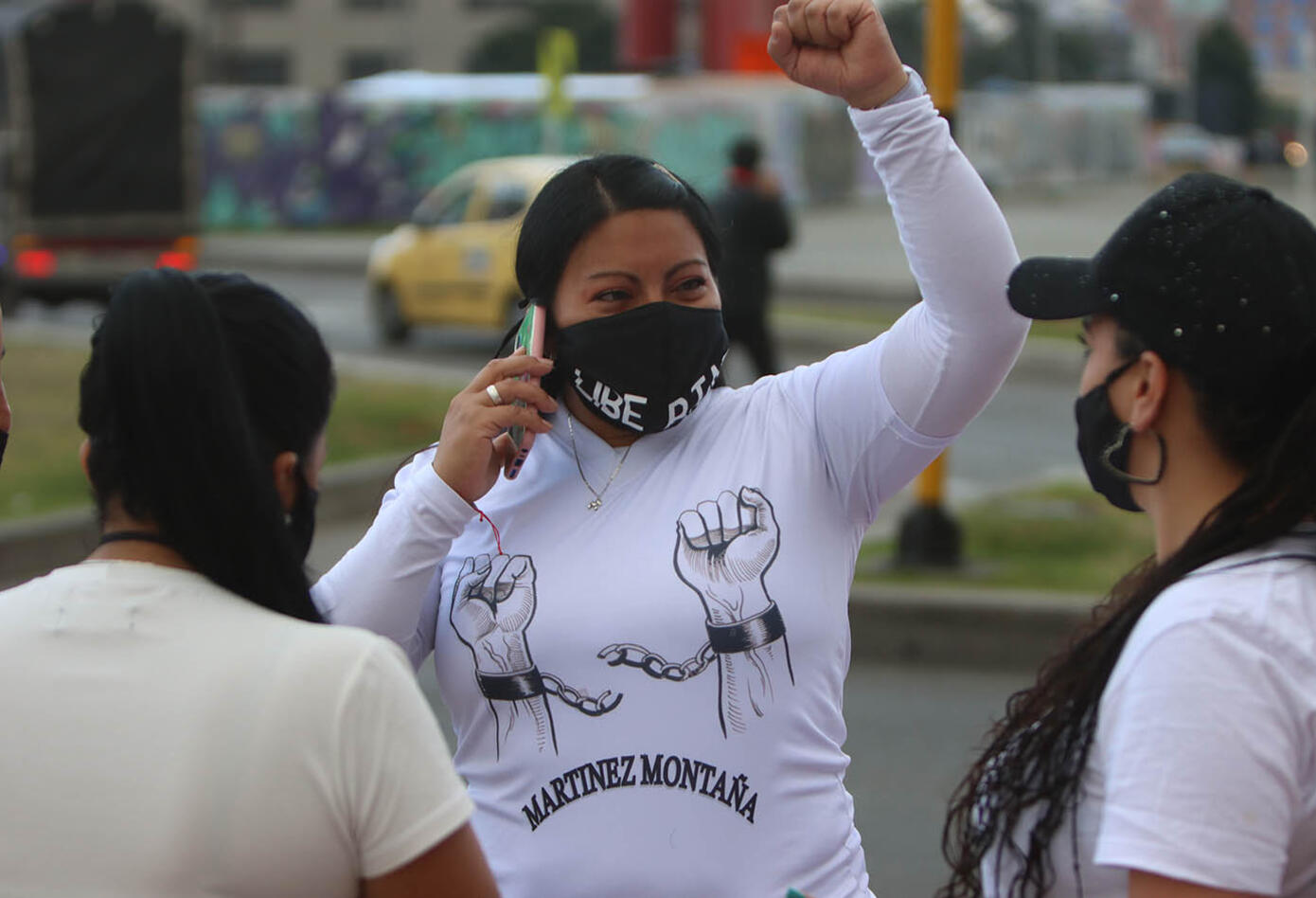 Familiares de presos protestan en Inpec para que se reactiven visitas