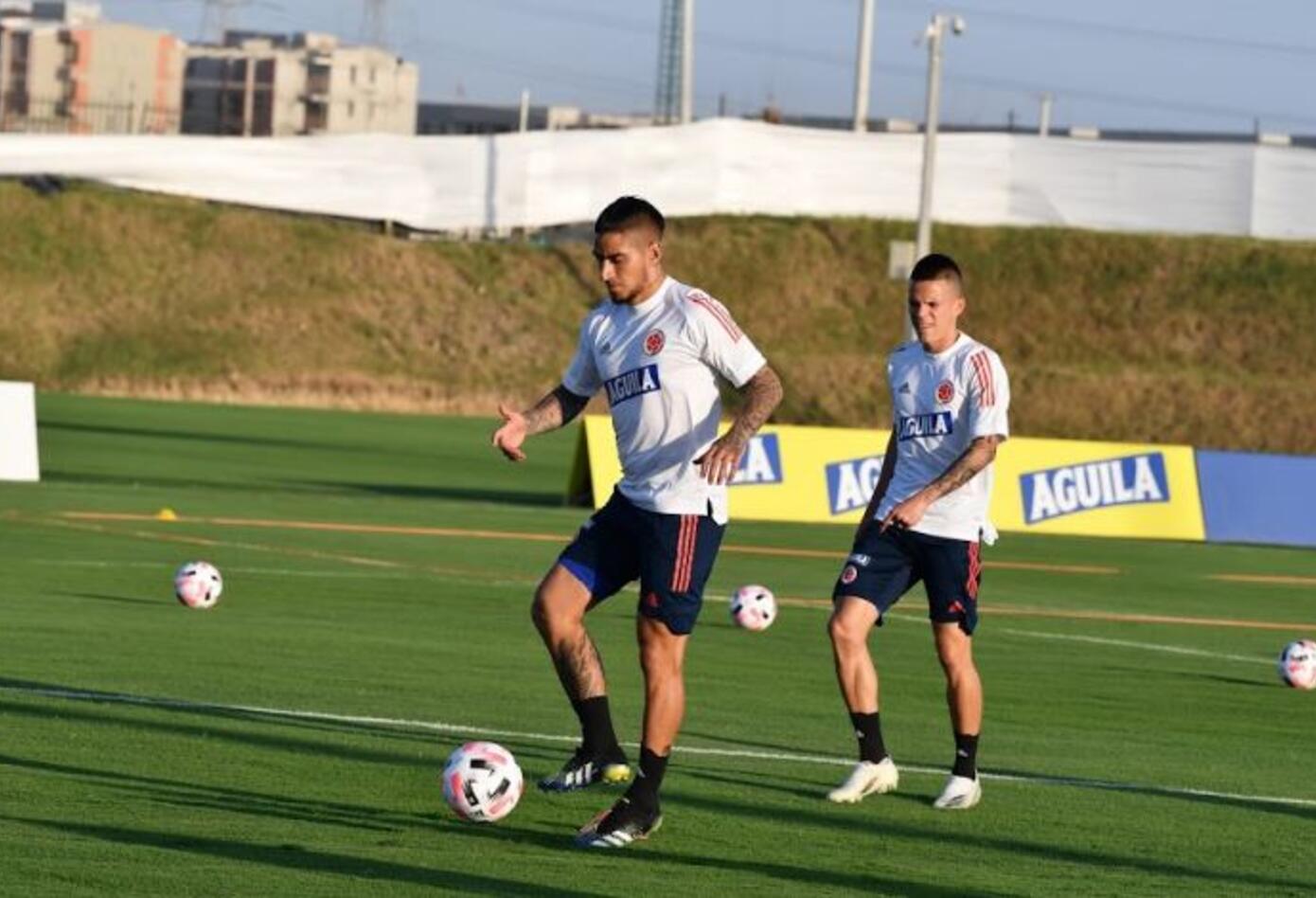 Primer entrenamiento de Reinaldo Rueda con Colombia