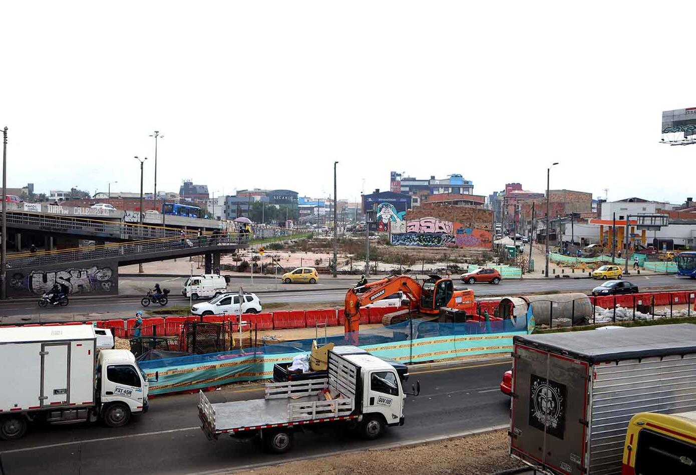 Primeras imágenes de casas demolidas por donde pasará el Metro de Bogotá
