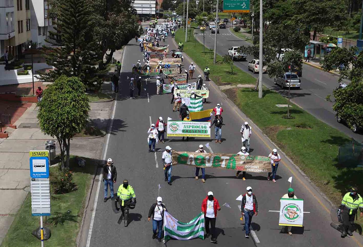 Protesta de profesores – Por clases presenciales protestan profesores