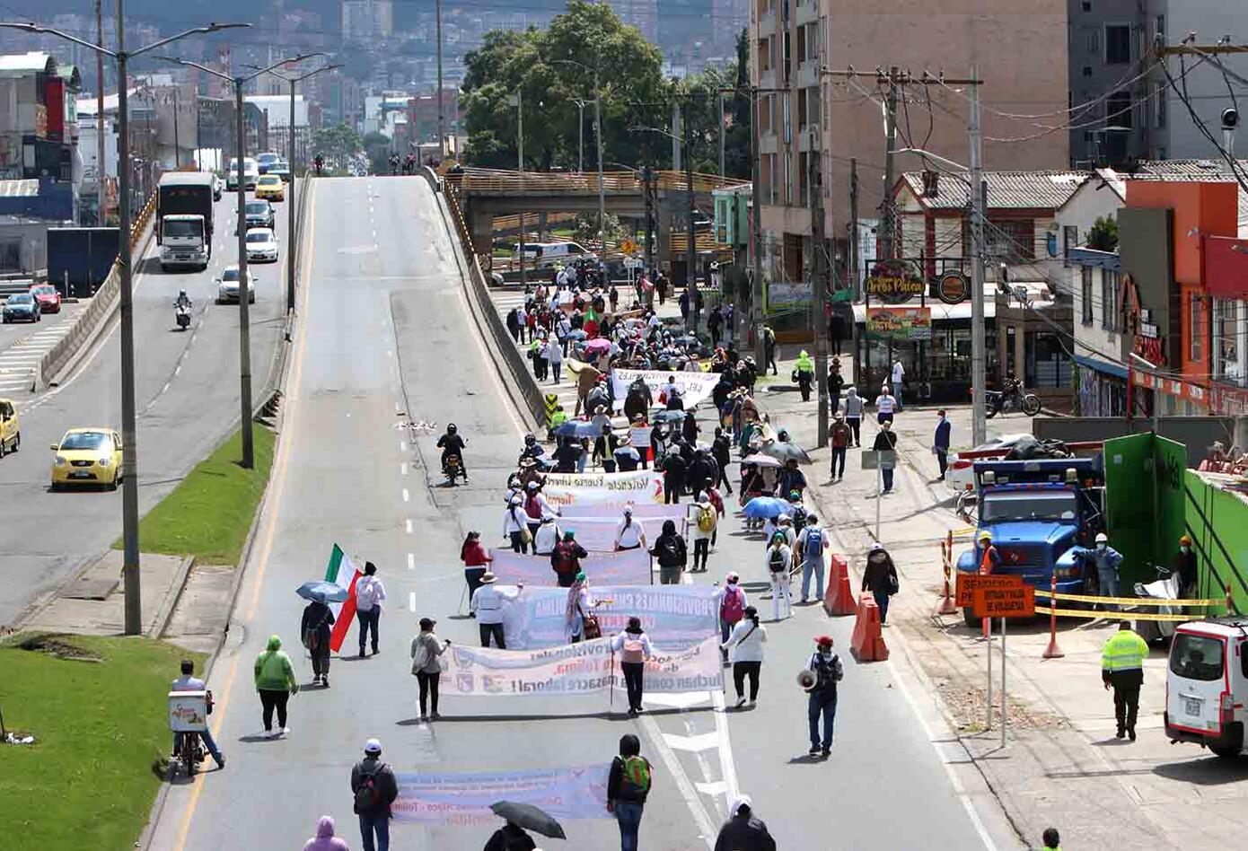 Protesta de profesores – Por clases presenciales protestan profesores