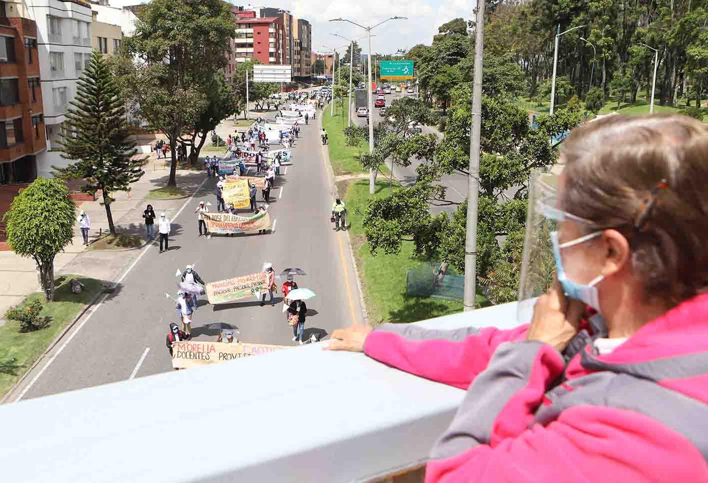 Protesta de profesores – Por clases presenciales protestan profesores
