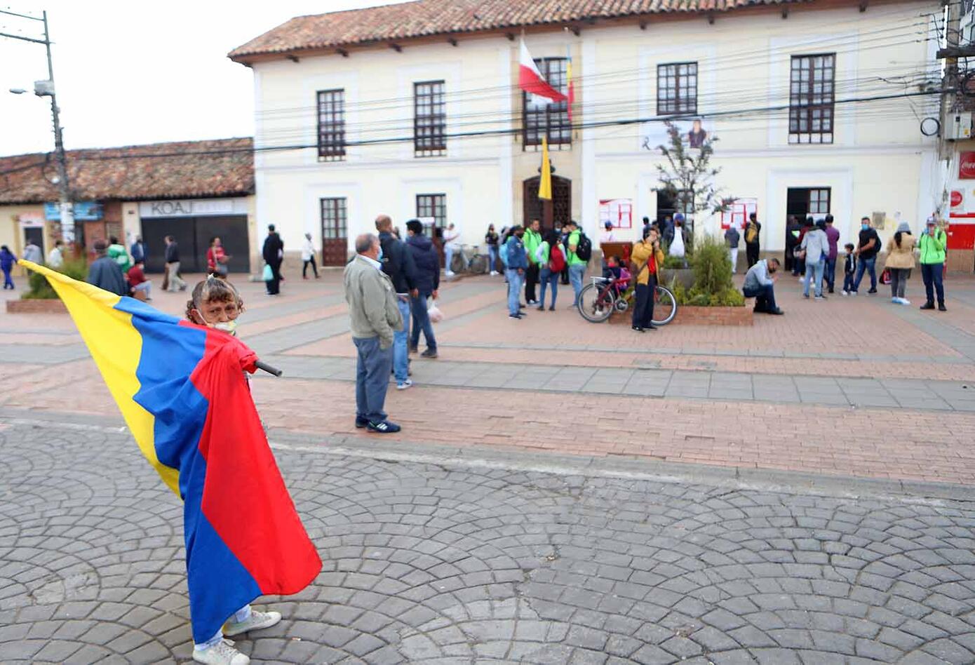 Protesta en Soacha contra el predial, 22 de febrero de 2021