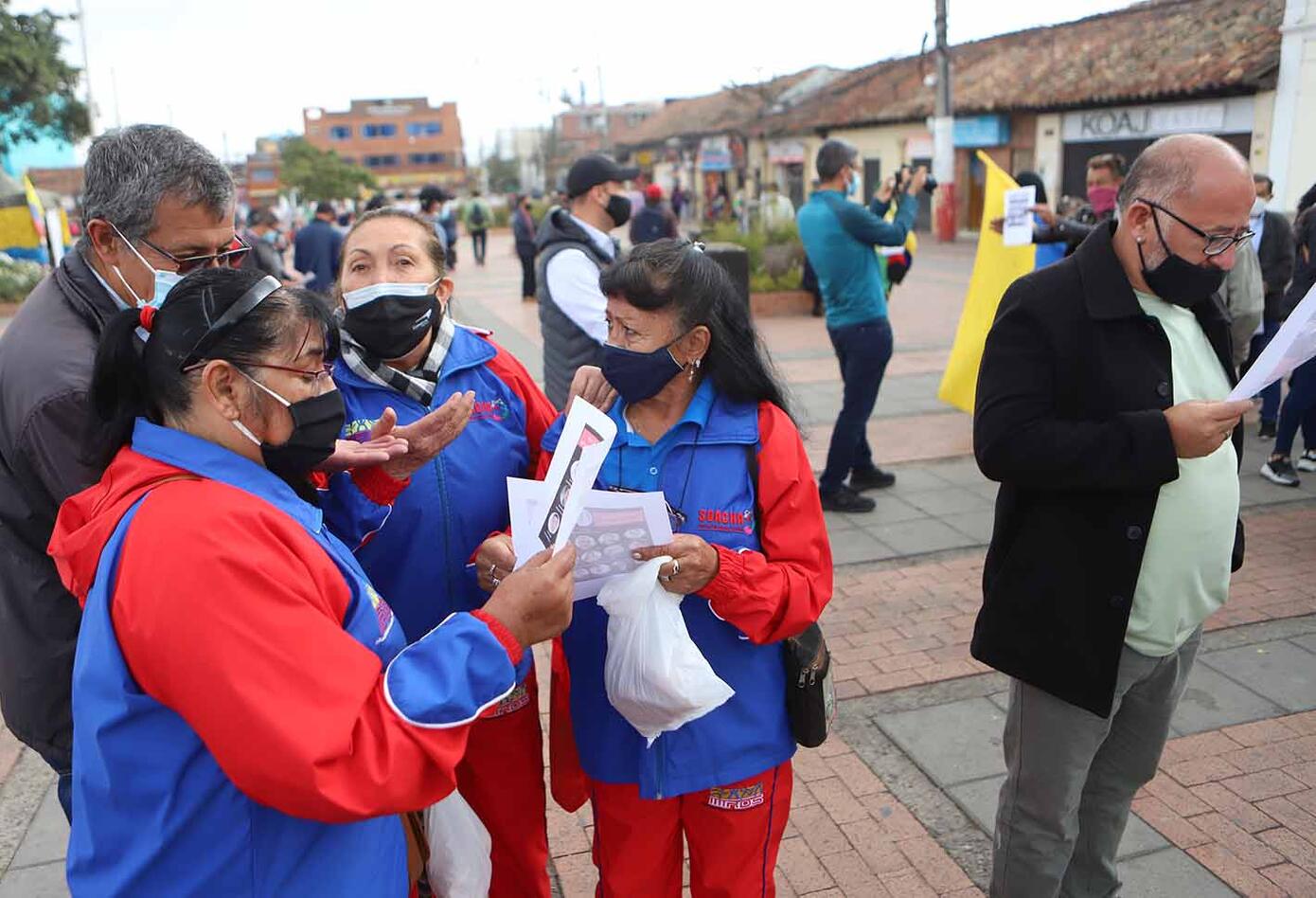Protesta en Soacha contra el predial, 22 de febrero de 2021