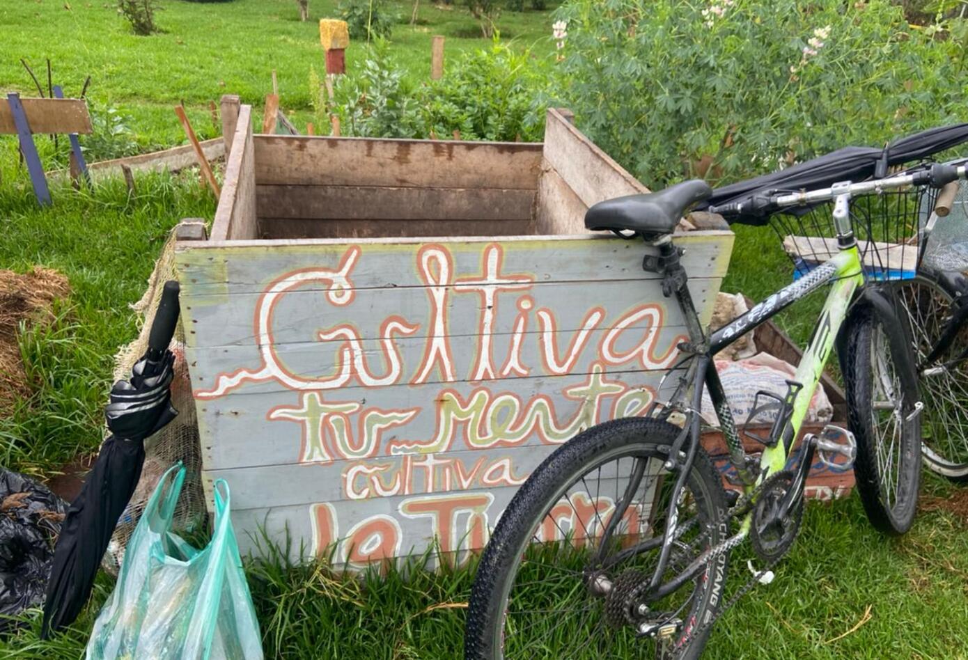 Huerta urbana en la localidad de Engativá/Bogota: Foto: comunidad.