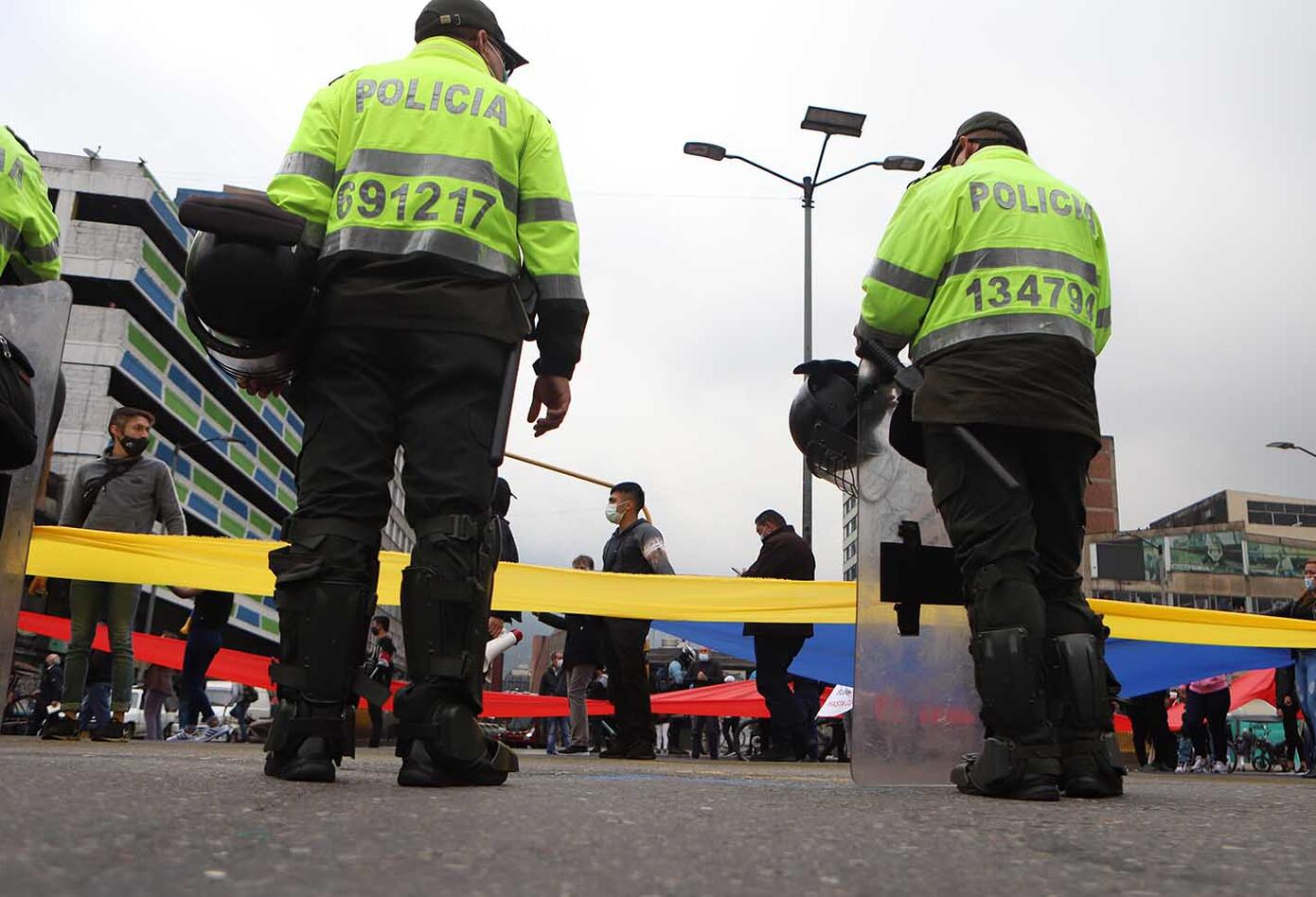 Comerciantes de San Victorino protestan por reactivación de madrugones