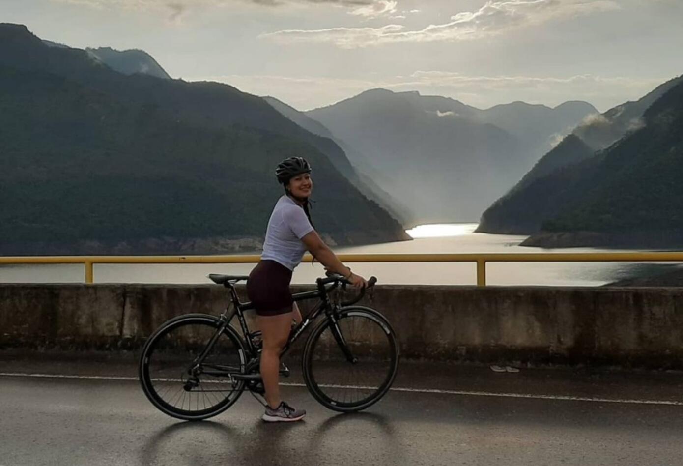 Mujer ciclista