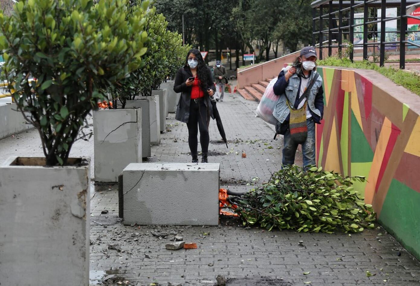 Vandalismo en paro nacional 28 de abril