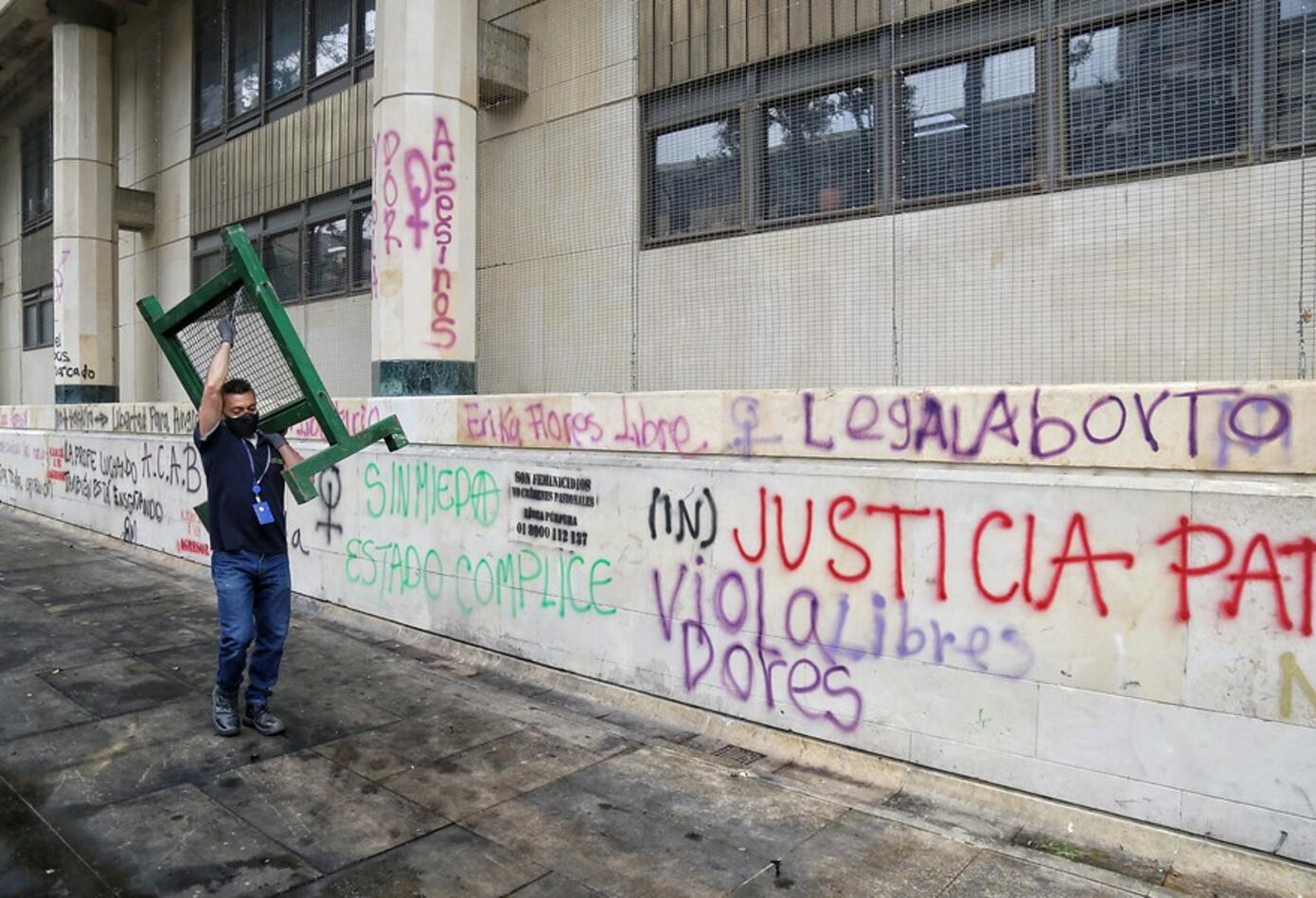 Vandalismo en paro nacional 28 de abril