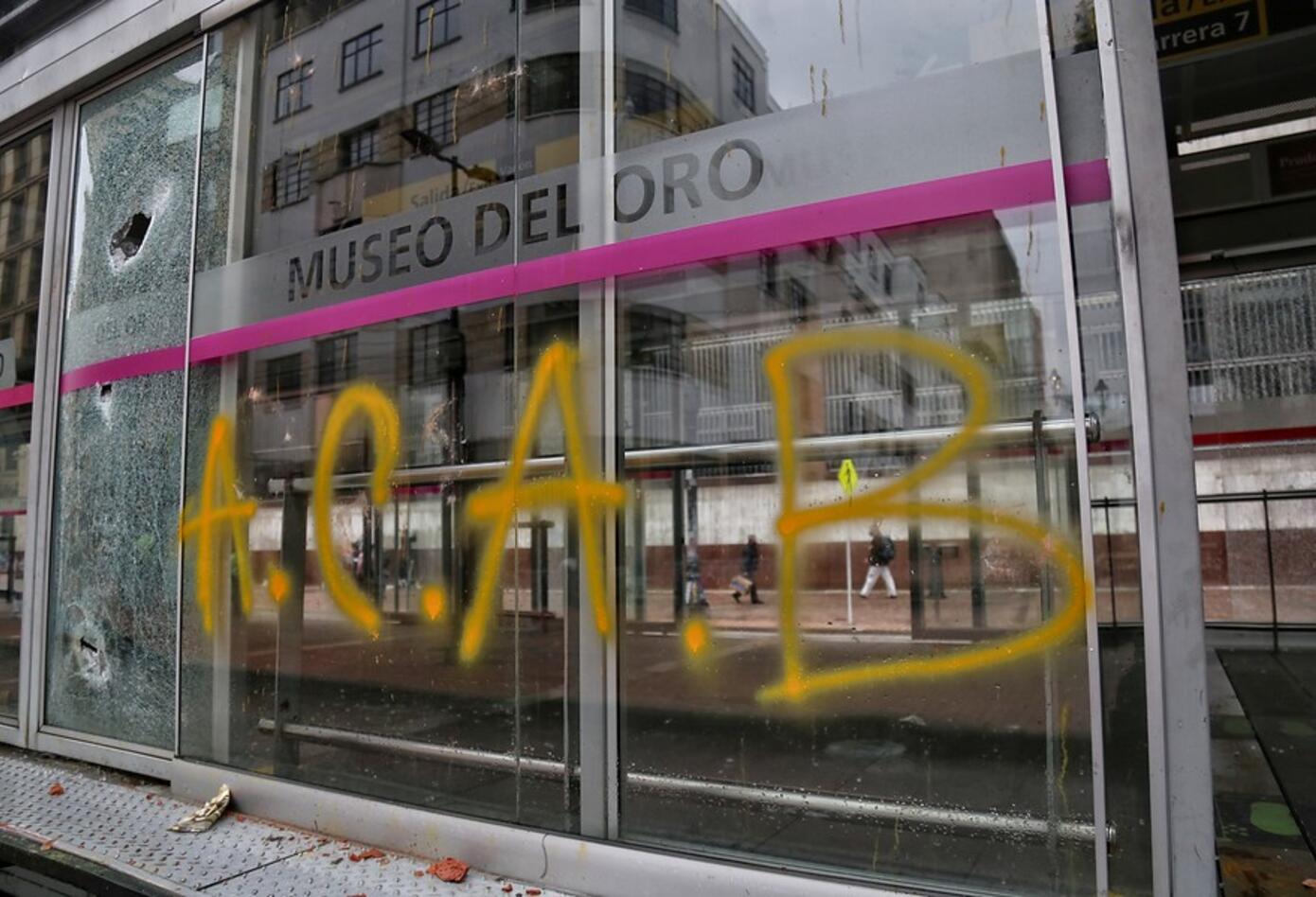 Vandalismo en paro nacional 28 de abril