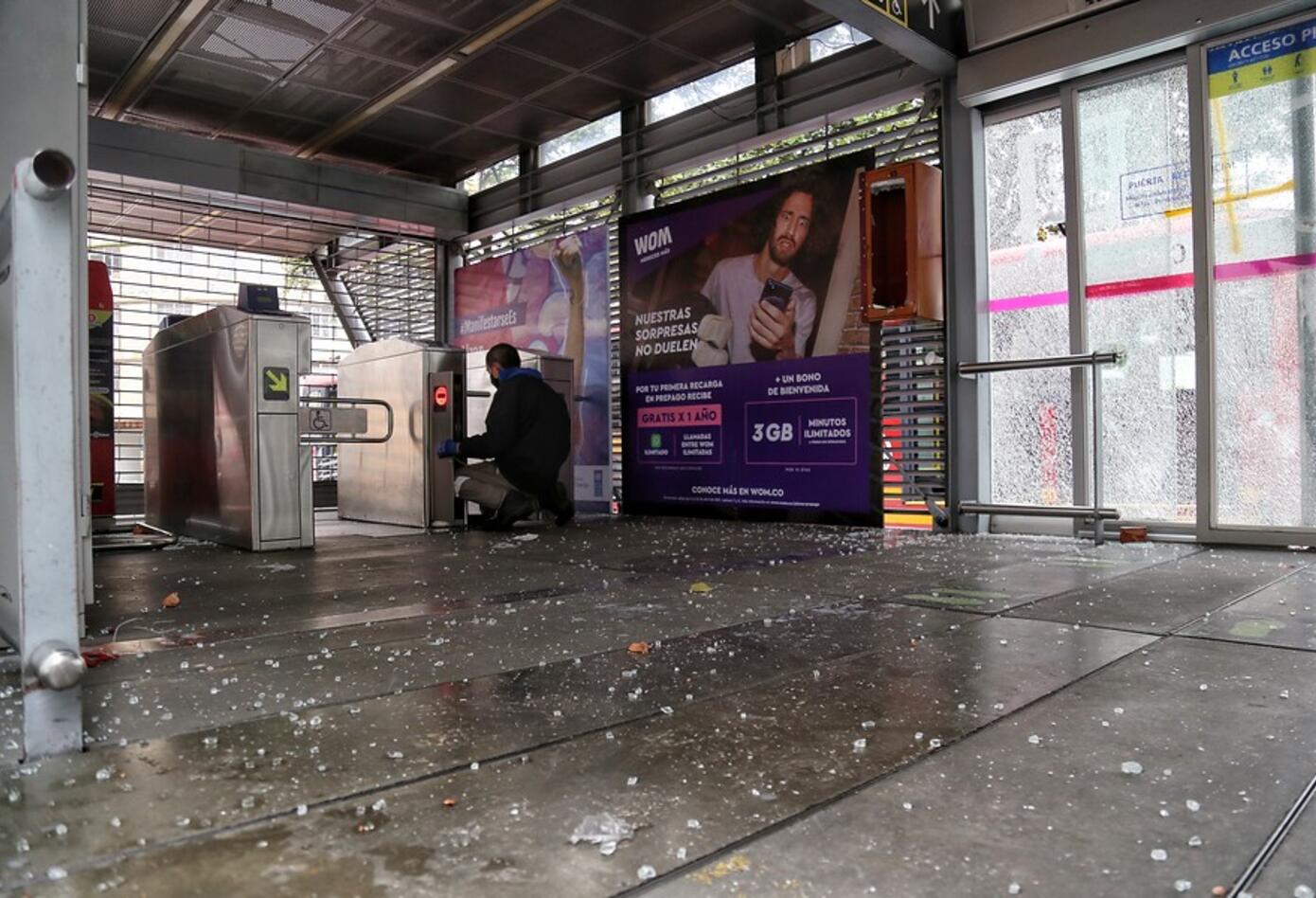 Vandalismo en paro nacional 28 de abril