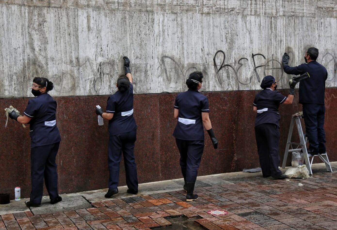 Vandalismo en paro nacional 28 de abril