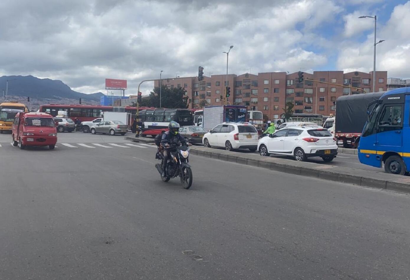 Protesta en la Av. NQS