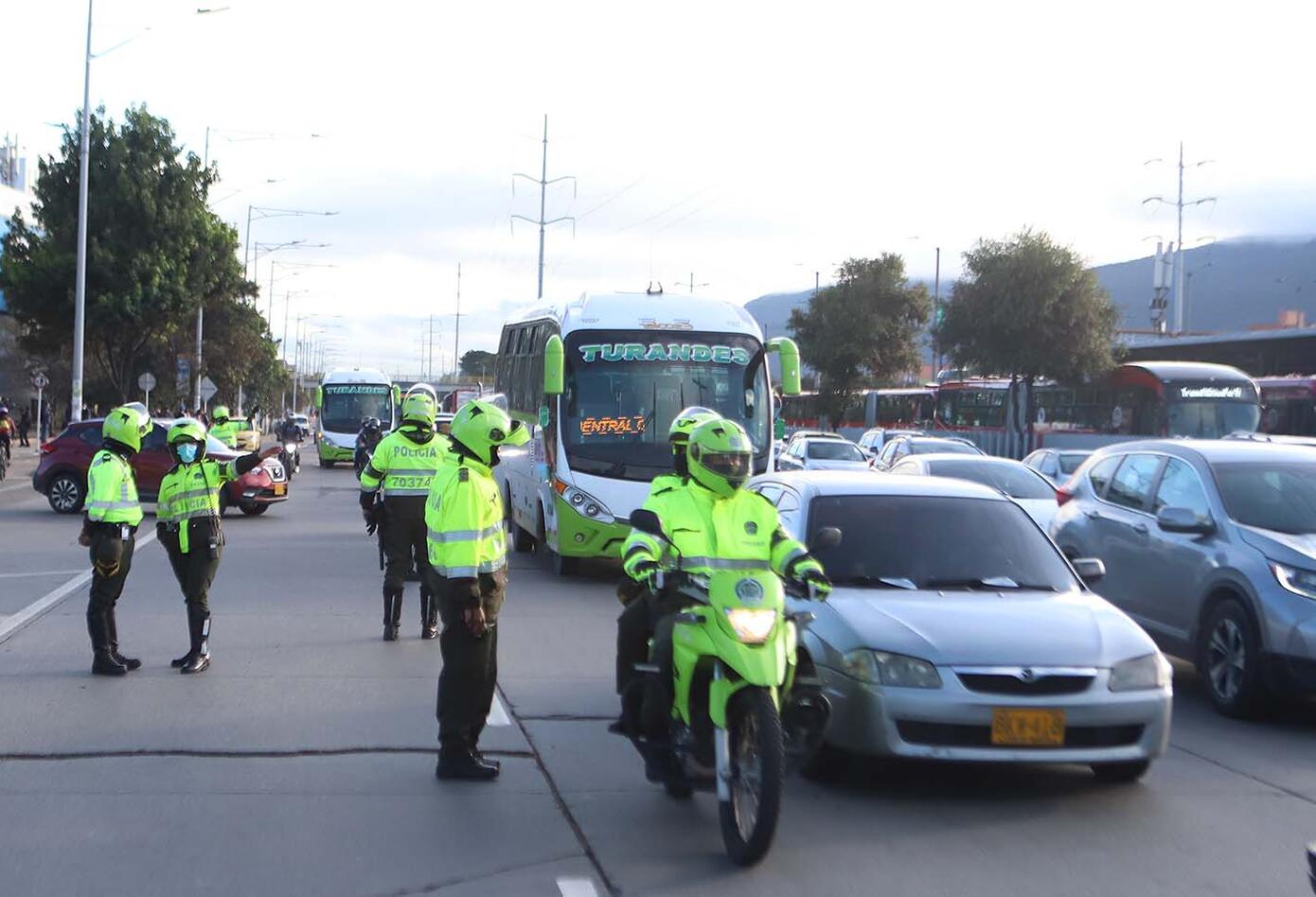 Bloqueos en Bogotá - Paro nacional