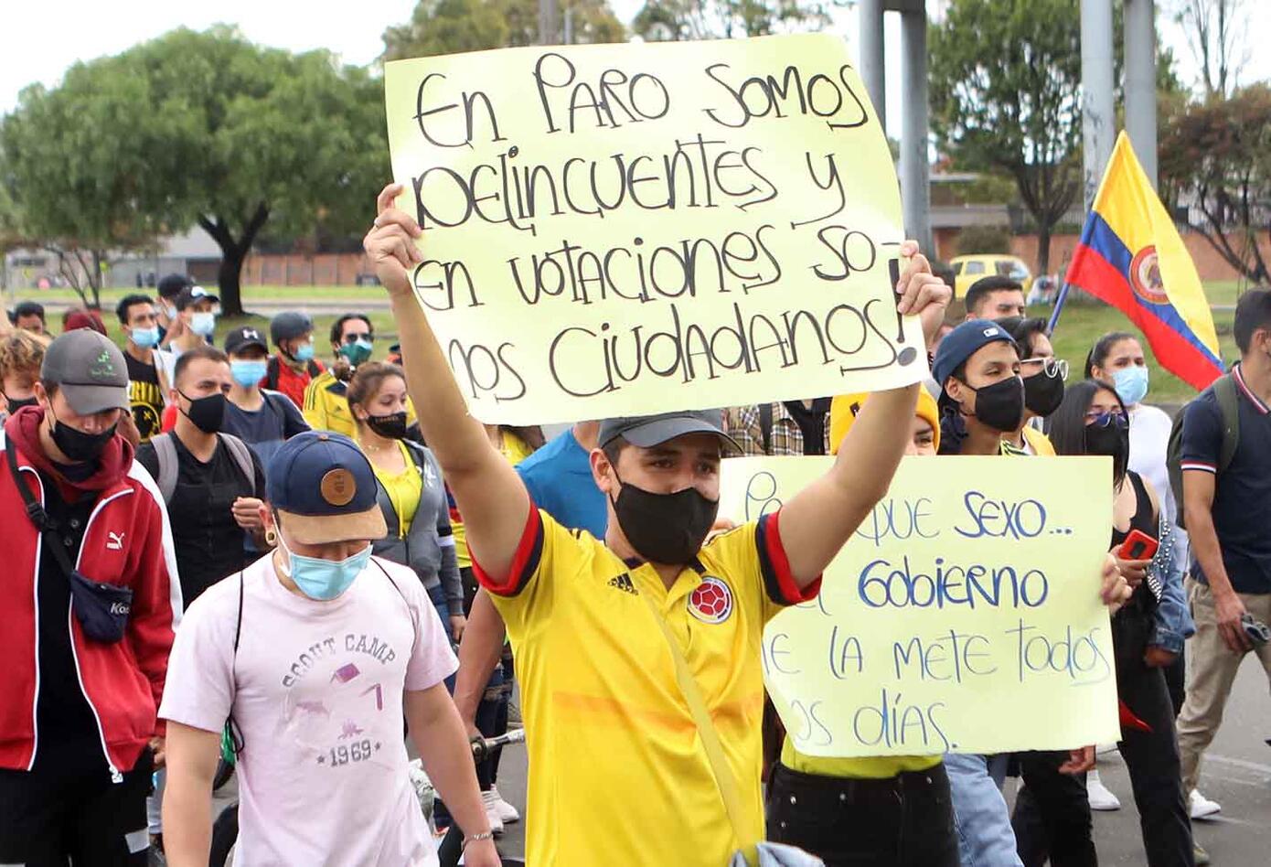 Bogotá vivió nuevas protestas en quinto día de paro nacional