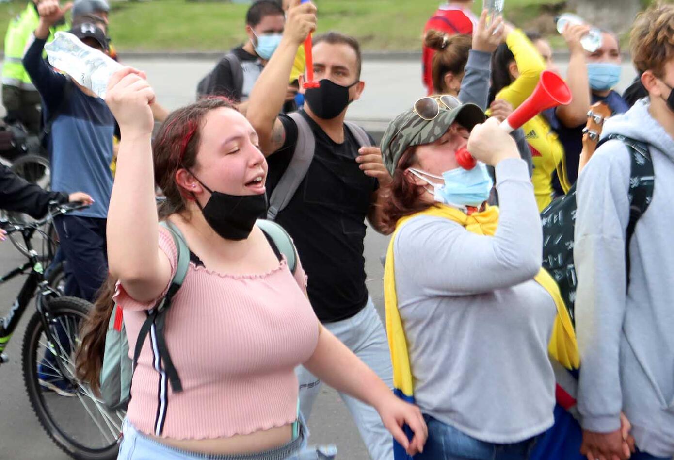 Bogotá vivió nuevas protestas en quinto día de paro nacional