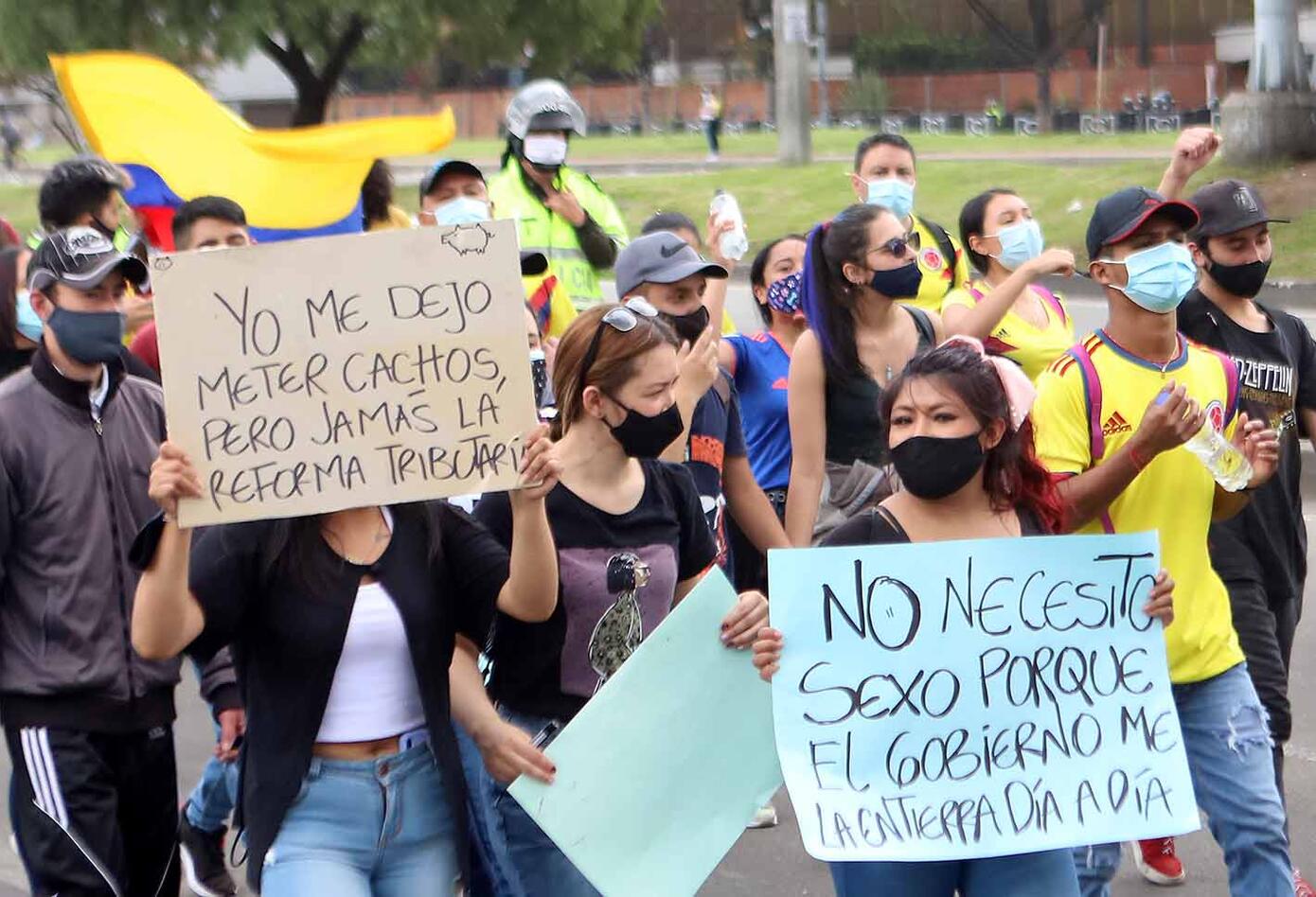 Bogotá vivió nuevas protestas en quinto día de paro nacional