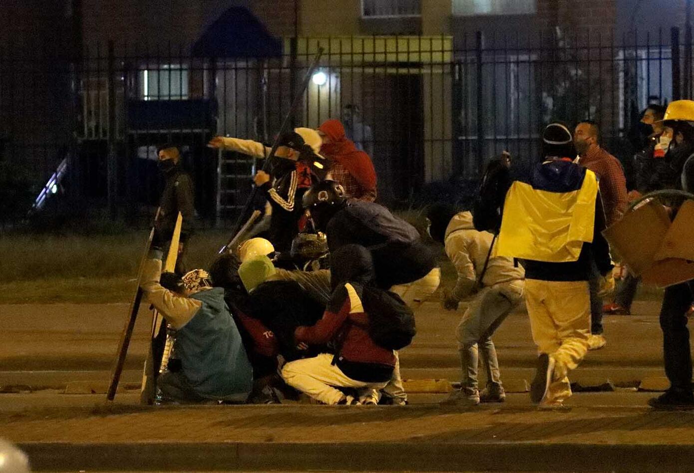 Enfrentamiento en el Portal Las Américas