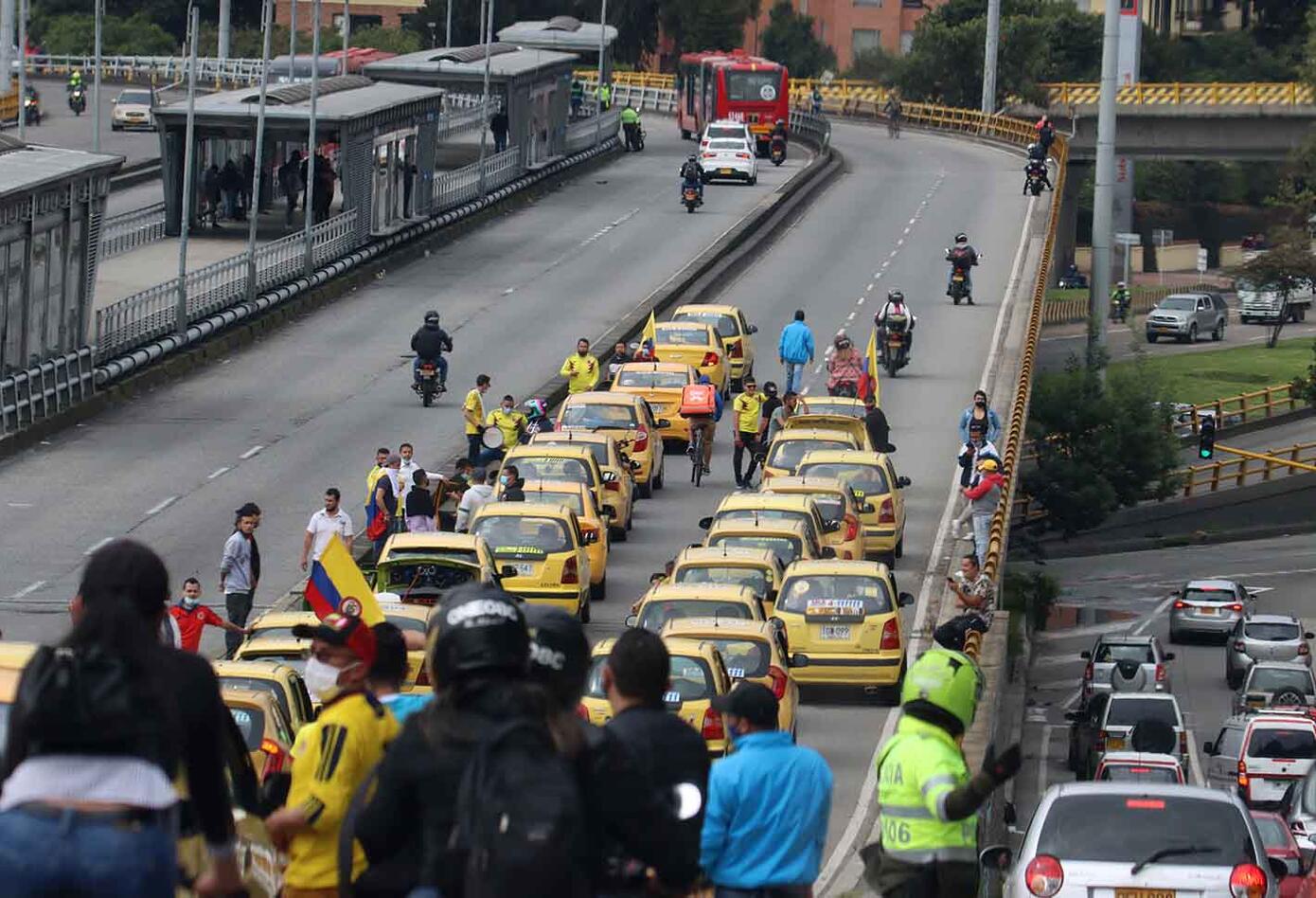 Taxistas de Bogotá / Paro de taxistas