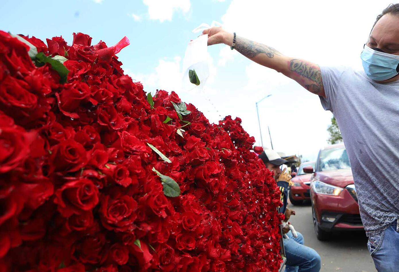 Día de la madre: vendedores de flores en Bogotá aumentaron ventas