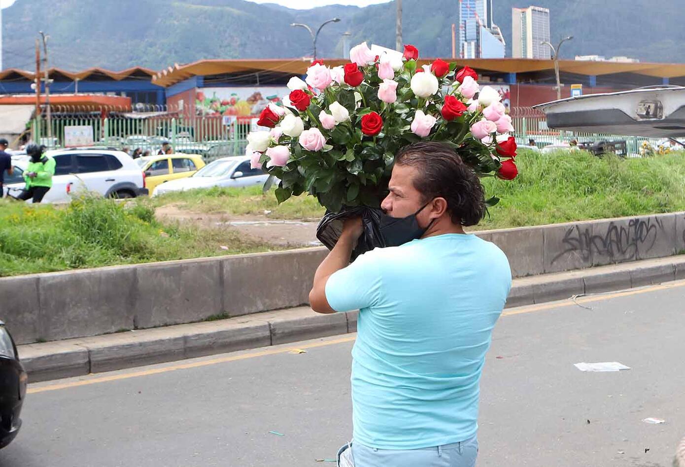Día de la madre: vendedores de flores en Bogotá aumentaron ventas
