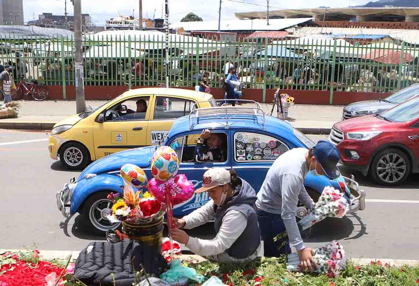 Día de la madre: vendedores de flores en Bogotá aumentaron ventas