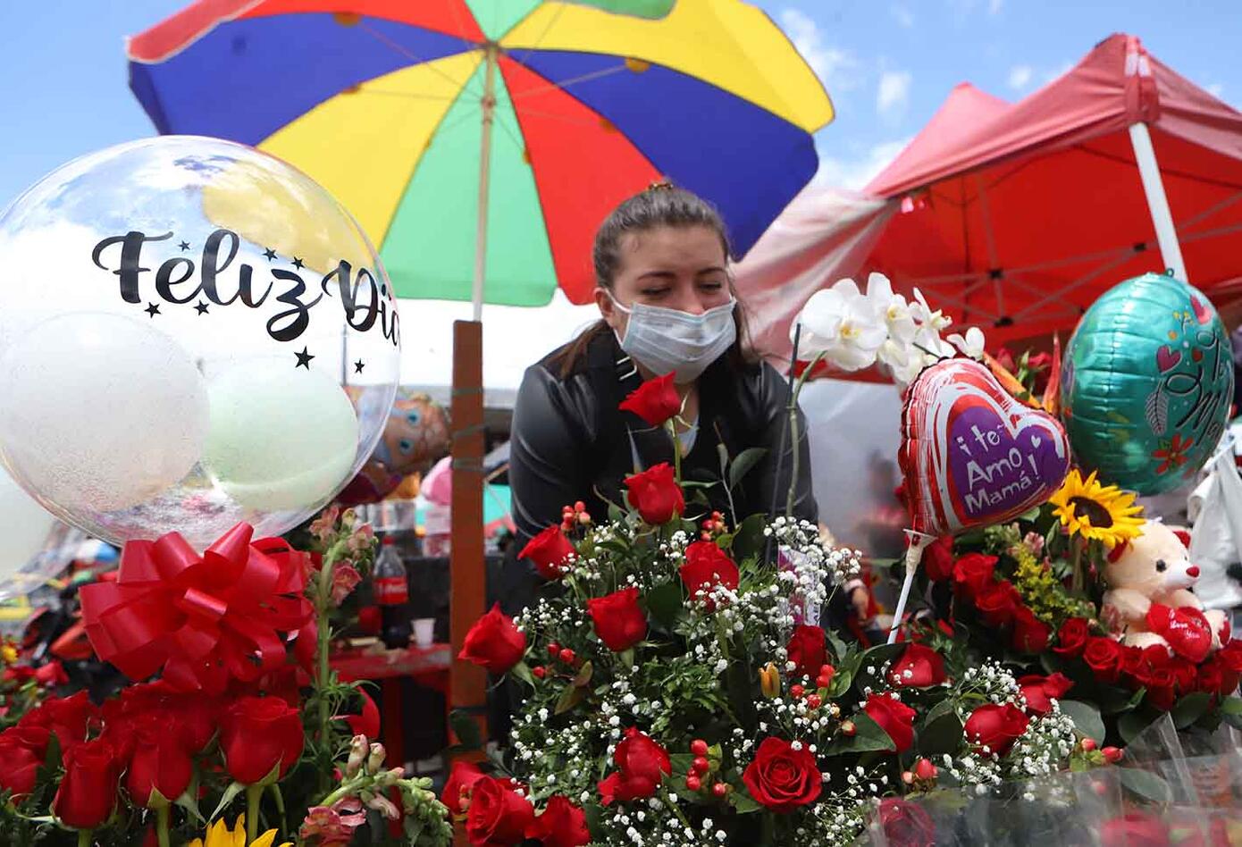 Día de la madre: vendedores de flores en Bogotá aumentaron ventas