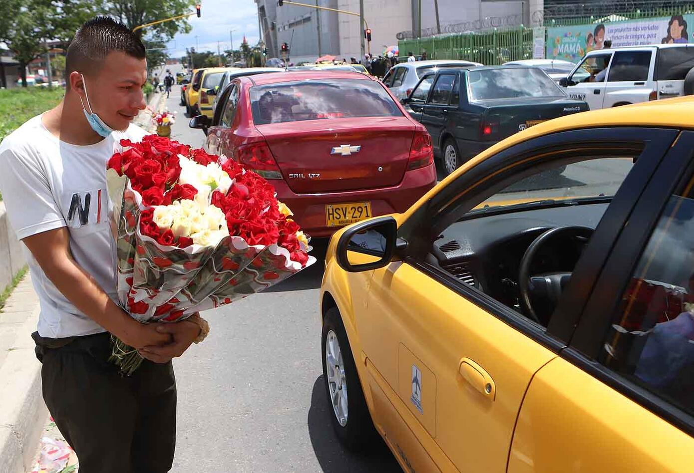 Día de la madre: vendedores de flores en Bogotá aumentaron ventas
