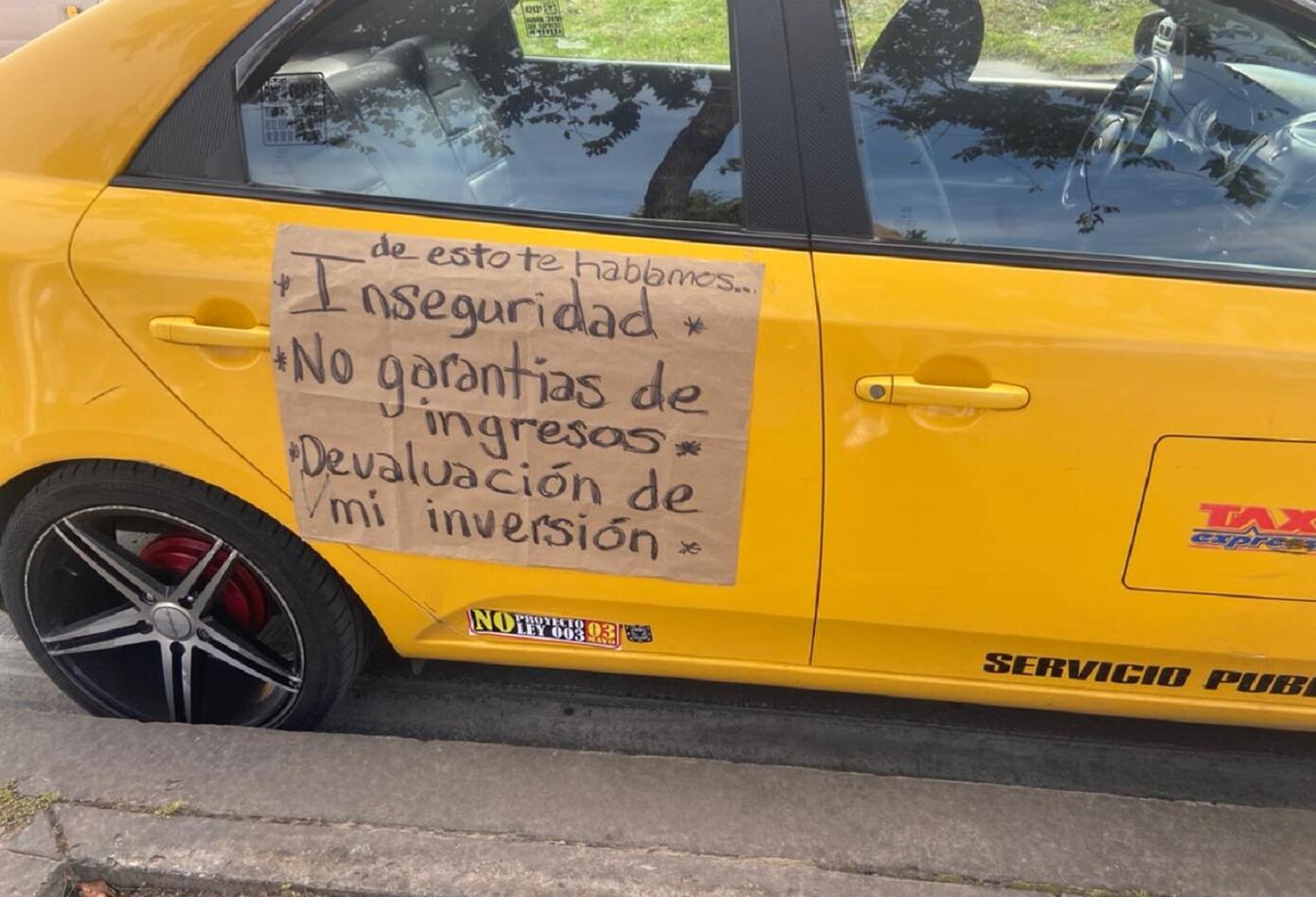 Protesta de Taxistas