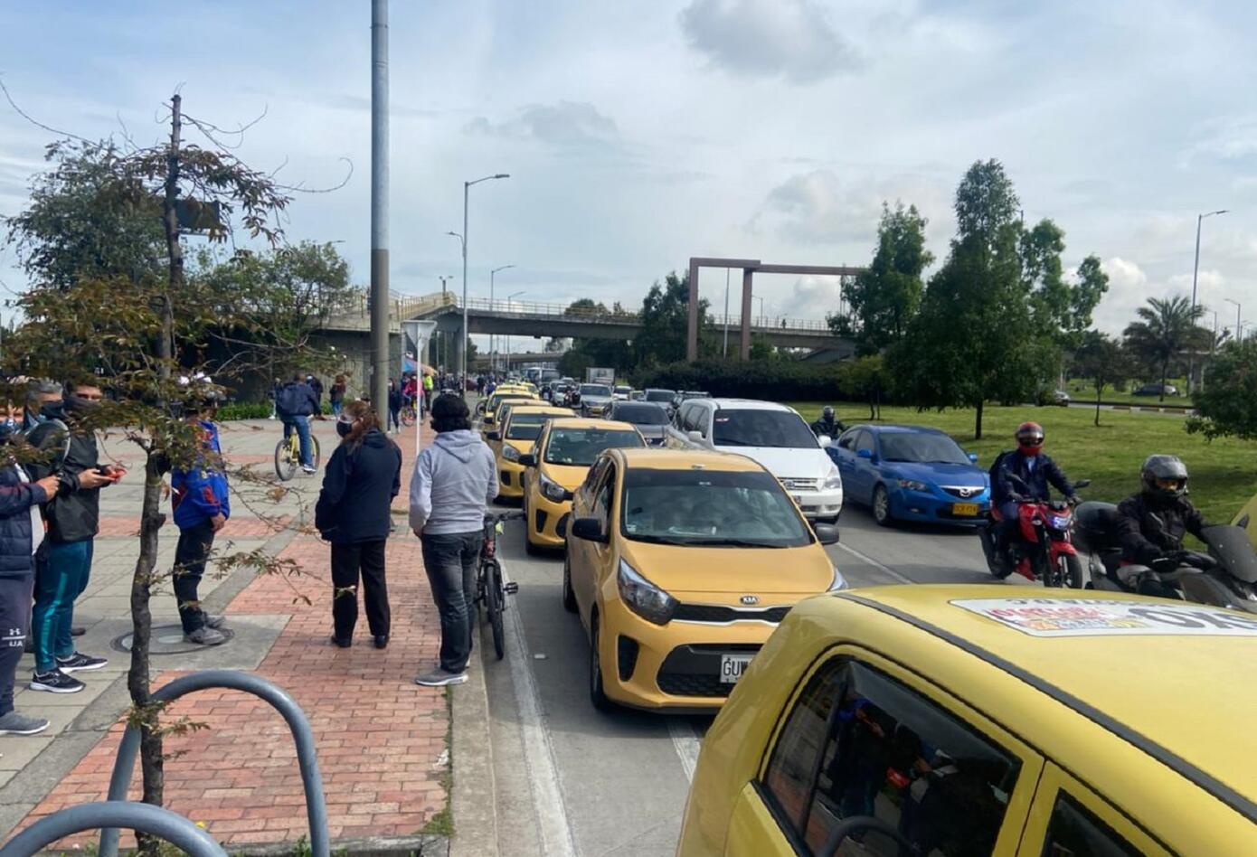 Protesta de Taxistas