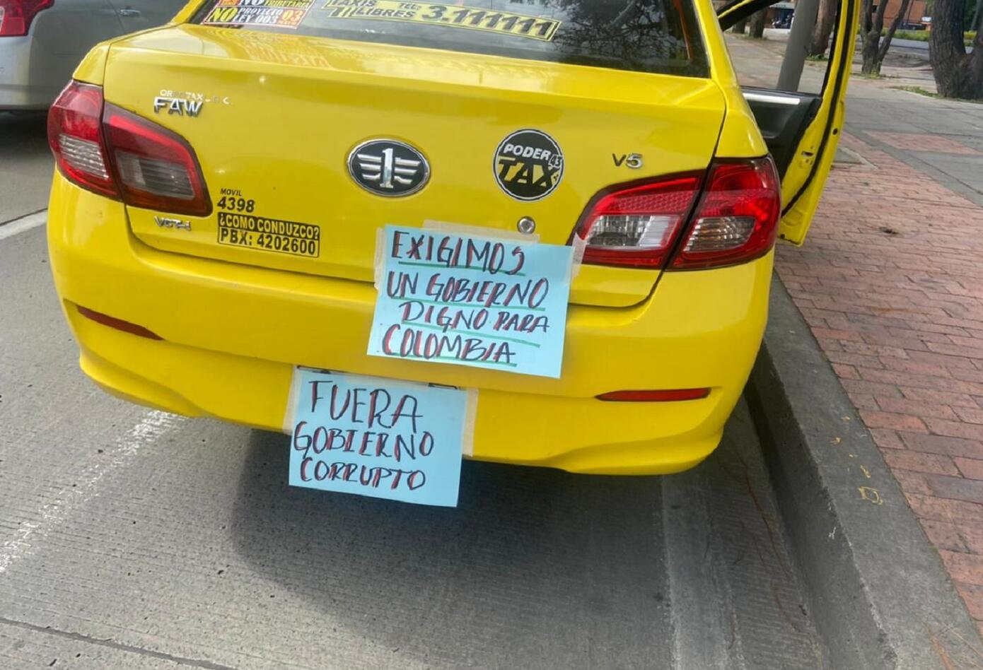 Protesta de Taxistas