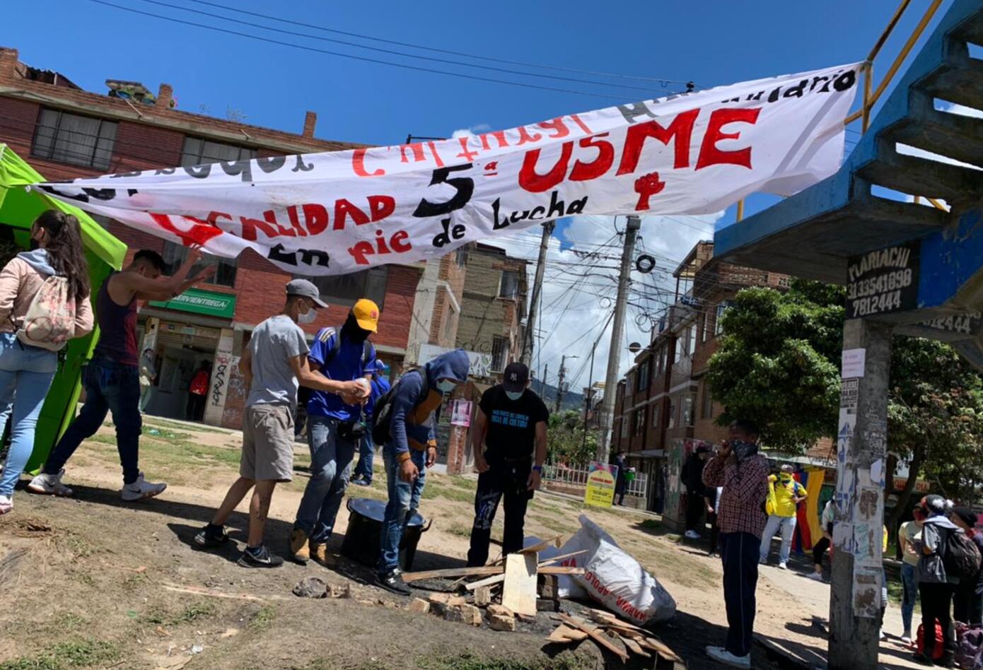 PARO NACIONAL EN USME PARO NACIONAL EN USME