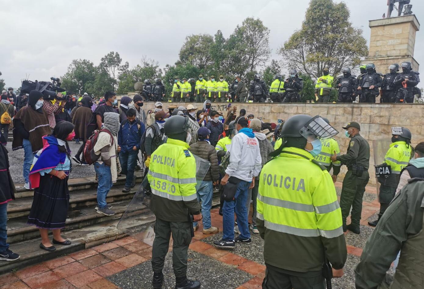 Protestas en Bogotá