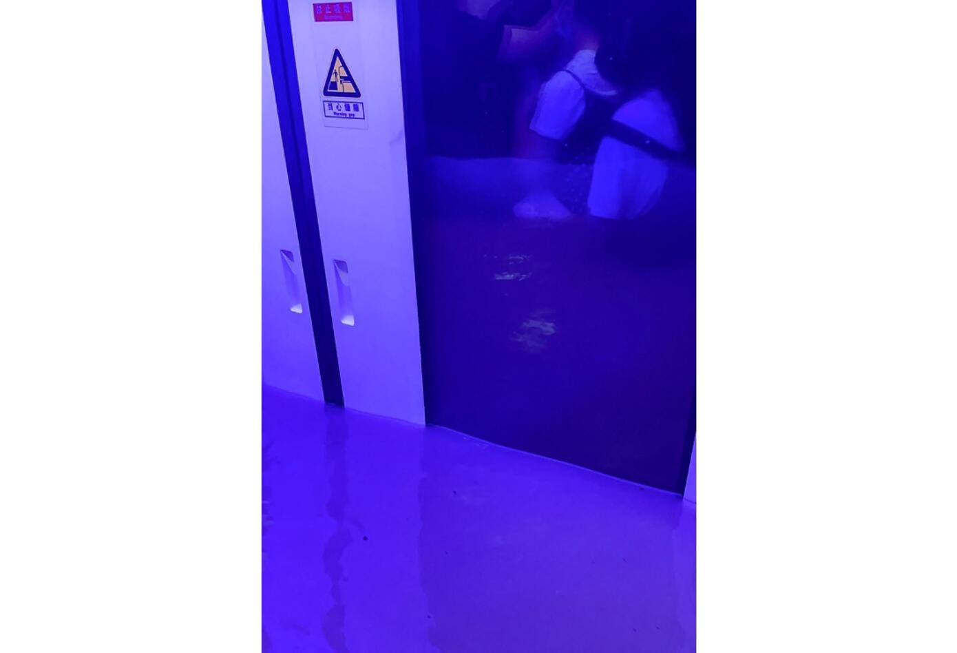 Inundación en Metro de China