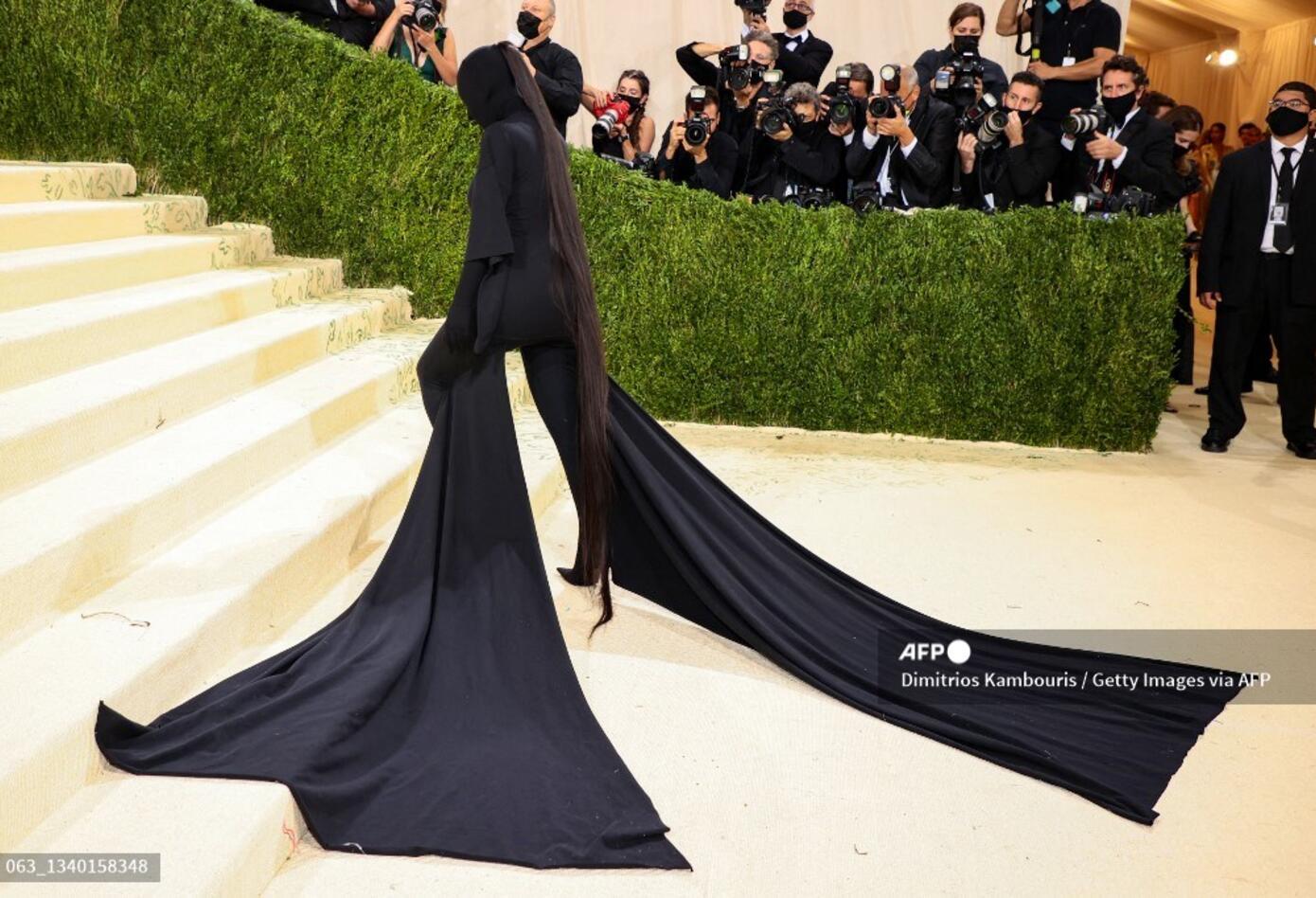 Kim Kardashian en la Met Gala 2021