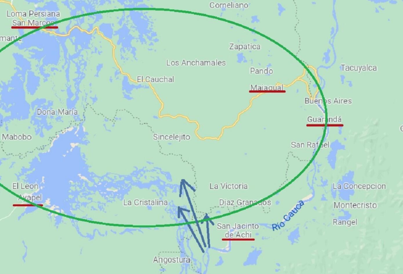Mapa inundaciones