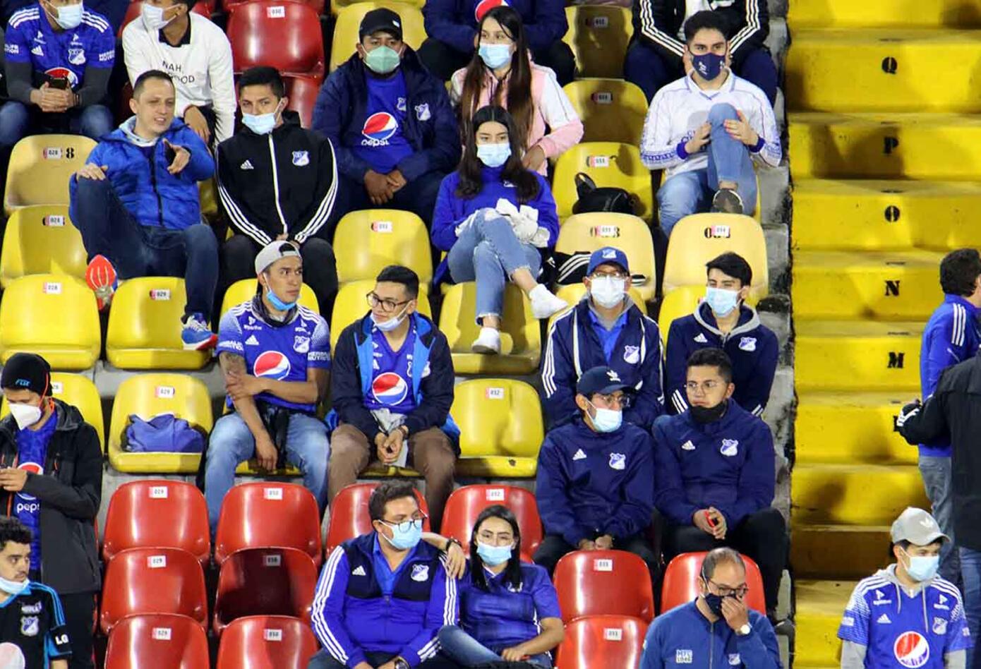 Regreso de hinchas de Millonarios a El Campín.