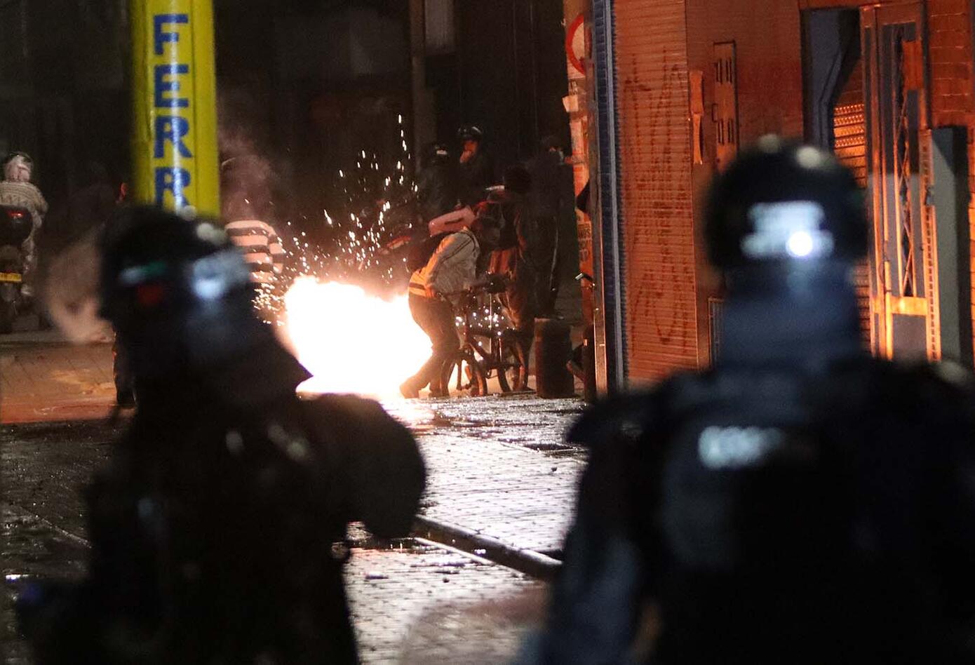 Desmanes en Bosa ocurridos el 8 de septiembre 2021