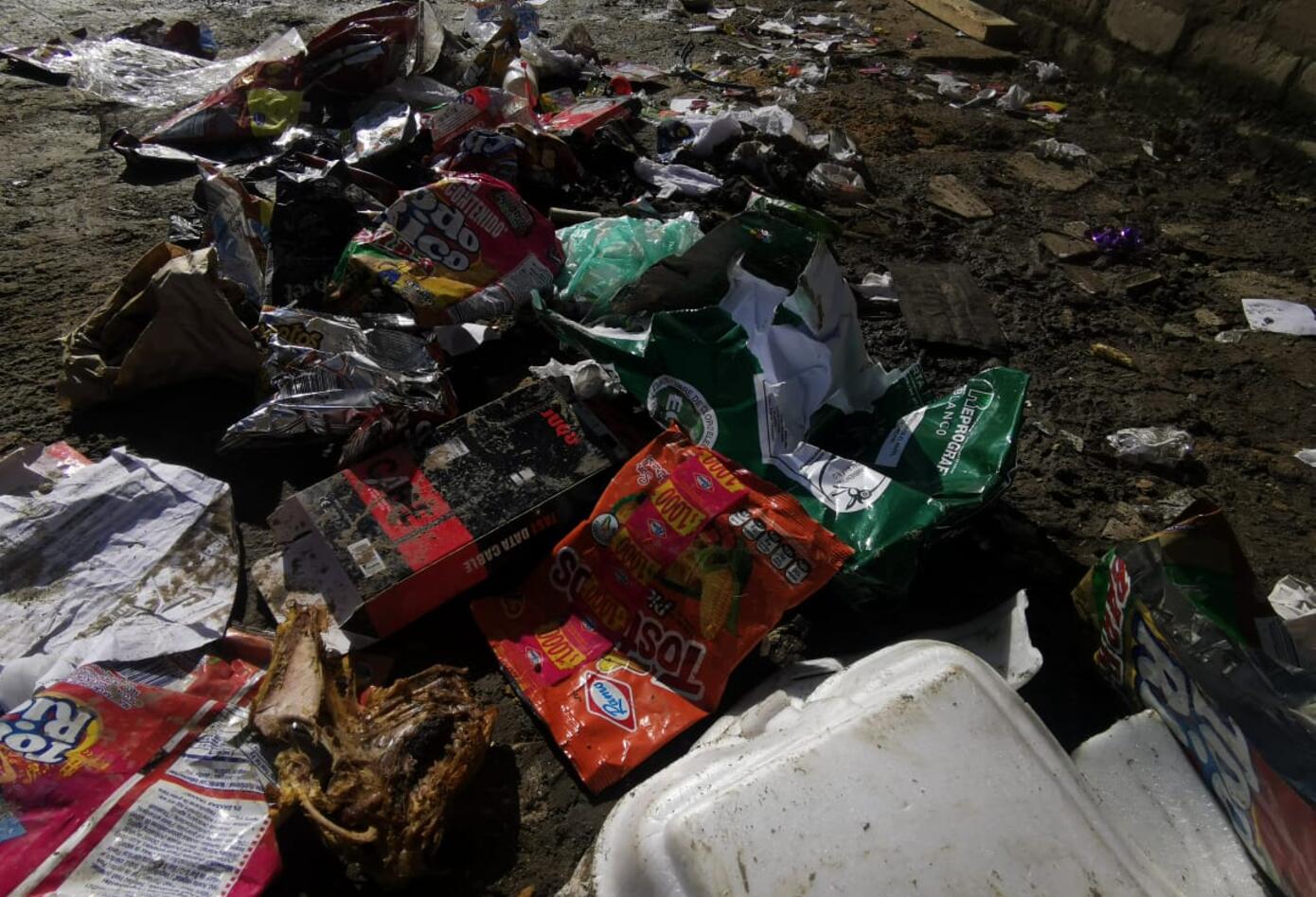 Sectores de Bogotá abarrotados de basura