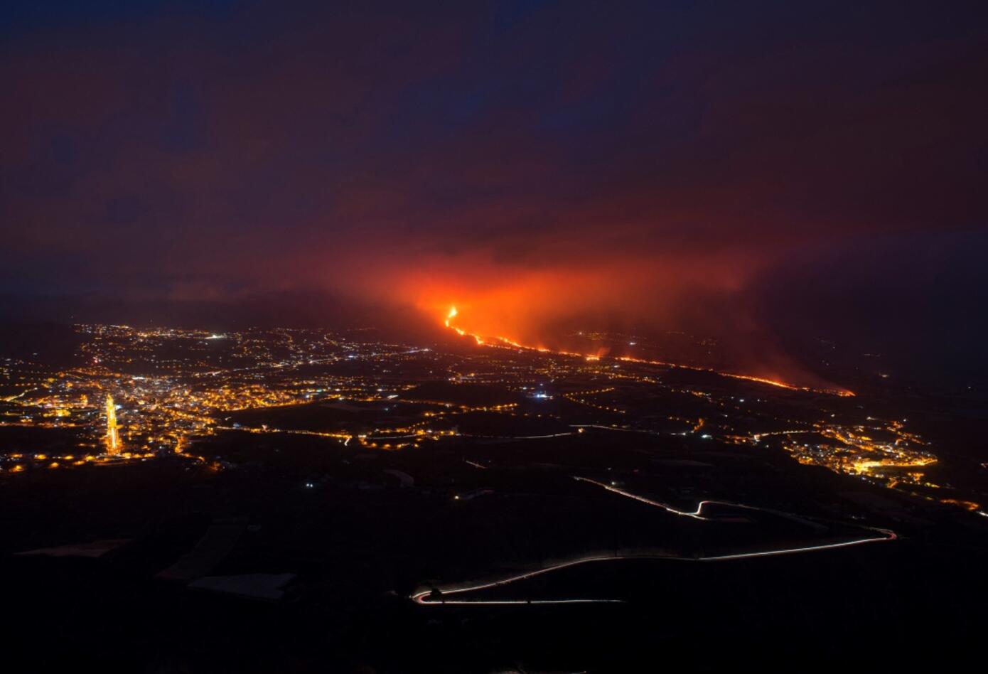Lava del volcán Cumbre Vieja